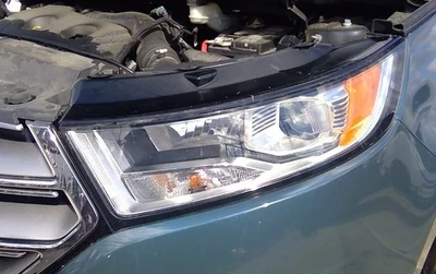 15 2016-18 Ford Edge Driver LH Headlight Halogen Lamp w/ Chrome and Black Bezel - Image 1 of 4