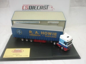 Oxford Diecast Modern Truck 1:76th DAF Curtainside RA Howie DAF08CS SHELF WEAR - Picture 1 of 5