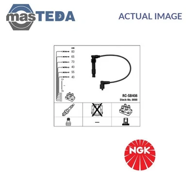 0898 IGNITION CABLE SET LEADS KIT NGK FOR SAAB 900 II,9000 2.5L,3L 125KW,155KW - Image 1 of 4