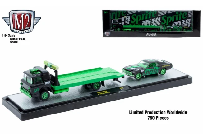 M2 Machines Auto Hauler TW40 1970 Ford C-950 1970 Ford Mustang CHASE - Image 1 of 1