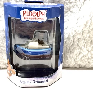 Rudolph Island of Misfit Toys Schlepper Boot Ornament Enesco das Rentier mit der roten Nase - Bild 1 von 6