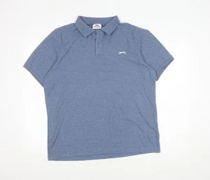 Slazenger Men's Blue Polo Shirt Size L - Picture 1 of 12