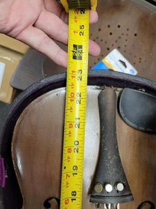 Antique Old Violin, with Bow And Case. Unknown makers - Picture 1 of 24