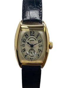 Reloj Franck Muller Cintree Curvex Cronómetro 1752 S6 esfera plateada cuerda manual - Imagen 1 de 10