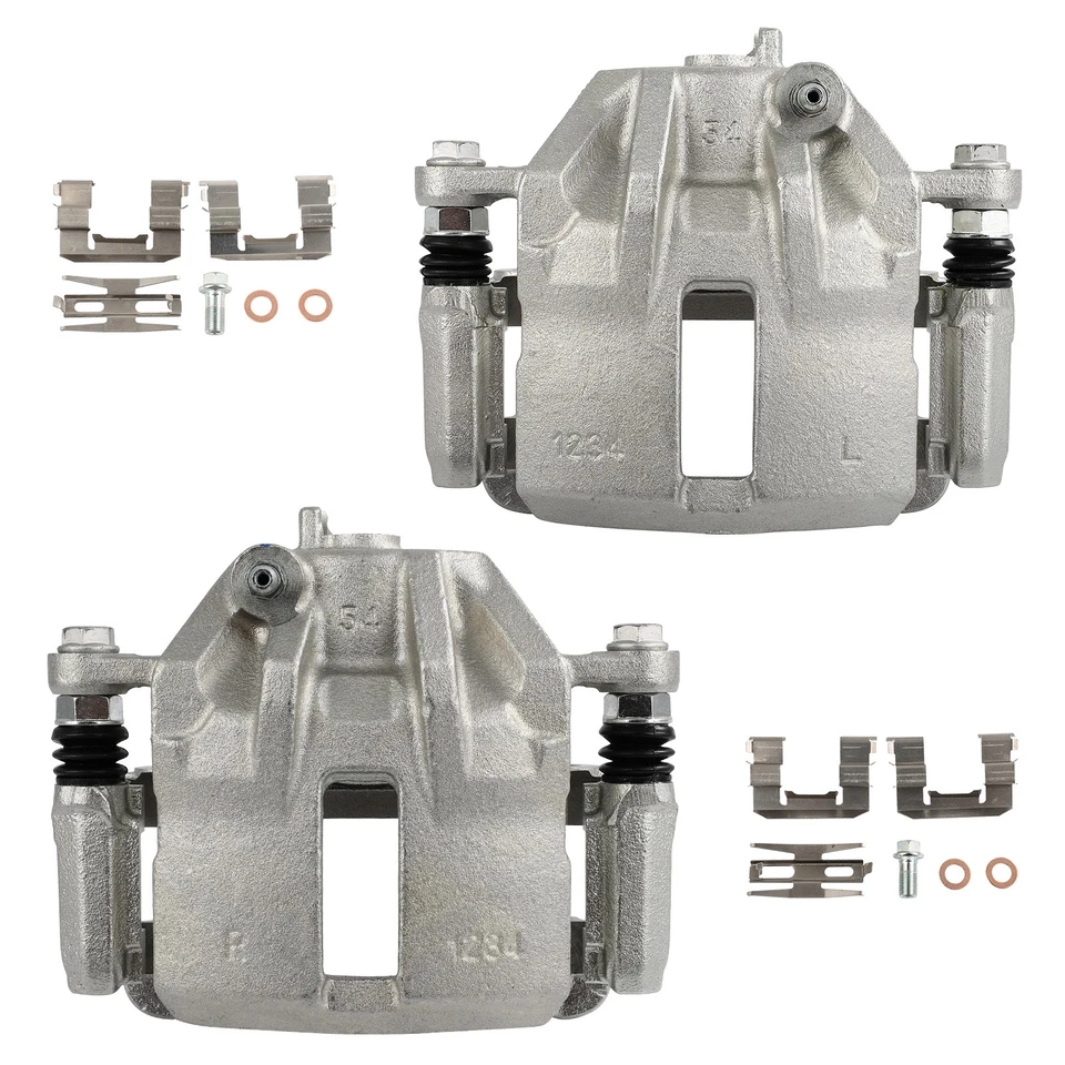 Par de pinzas de freno delanteras con soporte para HYUNDAI ELANTRA 02-05 (26/02/2005) Foto 1 de 1