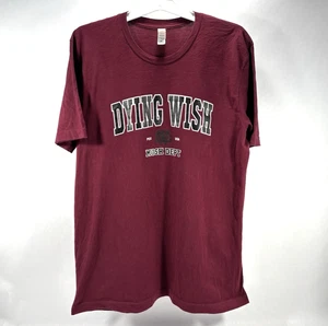 Dying Wish Mosh Dept Burgundy Band T-Shirt Uomo Taglia XL - Foto 1 di 5