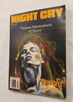 Night Cry Magazine Fall 1985 Rod Serling The Twilight Zone Horror Terror Stories - Image 1 of 4