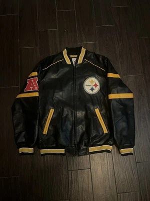 Chaqueta Bomber Pittsburg Steeler Vintage Talla Mediana Años 90 Foto 1 de 4