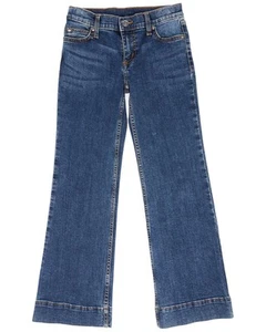 Wrangler Girls' Dark Wash Darci Trousers - 09GWWDI - Picture 1 of 22