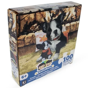 Rompecabezas de 100 piezas para perro con juguete - Imagen 1 de 1