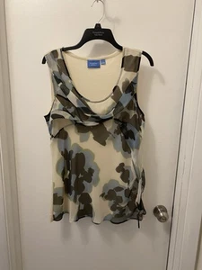 Simply Vera Wang Womens Size L Multicolor Tank Top - Picture 1 of 9