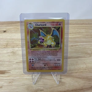 1999 Pokémon Base Set Charizard #4/102 Holo Rare - LP-/MP+ - Bild 1 von 11