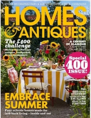 BBC Homes and Antiques magazine (UK) Issue 400 Aug 2025/ SPECIAL 400 ISSUE! - Image 1 of 3