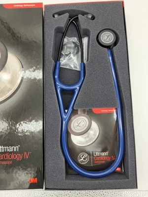3M™ Littmann® Cardiology IV Stethoscope Navy - Black Edition 27 inch, 6168 - Image 1 of 4