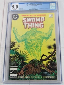 Cómics de Marvel The Saga of the Swamp Thing #37 CGC 9,0 WP junio 1985 4193160015 - Imagen 1 de 4