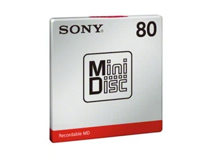 Sony Recording MiniDisc BASIC 80 minutos MDW80BC Artículo único en un estuche a la vez - Imagen 1 de 3
