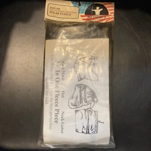 Vintage Hat Facemask Neck Gator Polar Fleece Methods Archery - Picture 1 of 2