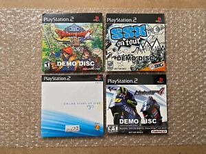 SSX on Tour + Dragon Quest VIII + MotoGP 4 PS2 NFR Demo Discs - NEW / SEALED