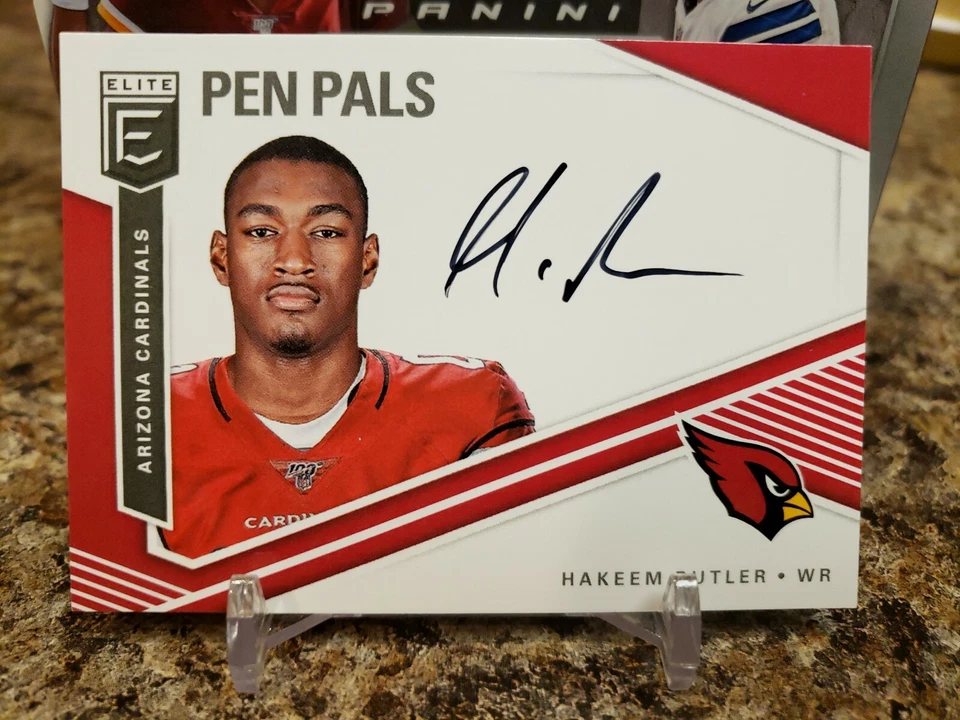 🔥HAKEEM BUTLER ELITE PEN PALS ROOKIE ON CARD AUTO IOWA STATE AZ CARDINALS🔥 - Image 1 of 2