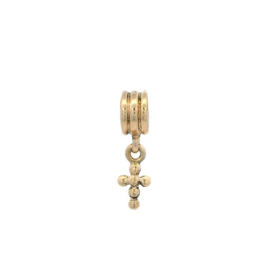 Pandora 585 Gelbgold Gold 14K Charm Kreuz hängend - Bild 1 von 3