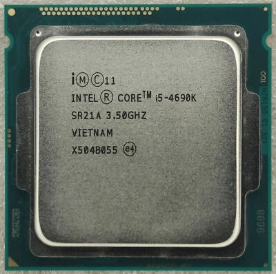 Intel Core i5 SR21A i5-4690K 3.50GHz 6M Socket 1150 Quad Core Processor / CPU - Image 1 of 2