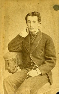 Count Martel de Janville Gyp Husband Nancy France Old CDV Photo Barthelemy 1859 - Picture 1 of 3