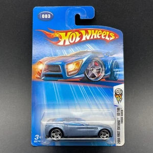 Hot Wheels TORQUE SCREW Car Blue Diecast 1/64 Scale 2004 First Editions #083 - Picture 1 of 5