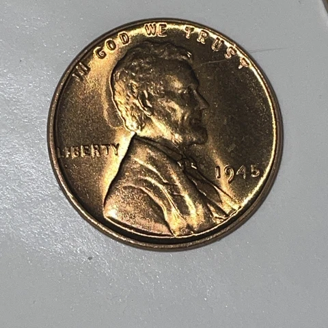1945 P LINCOLN WHEAT PENNY UNCIRCULATED BU ROLL Cover