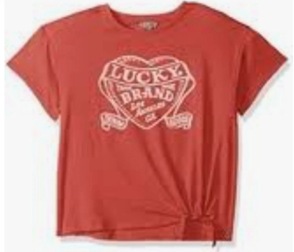 NWT Lucky Brand girls ❤ Lucky Brand Graphic Tee - Size 6X - Image 1 of 1