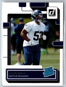 2022 DONRUS FOOTBALL RATED ROOKIE BOYE MAFE RC SEATTLE SEAHAWKS #368 - Picture 1 of 2