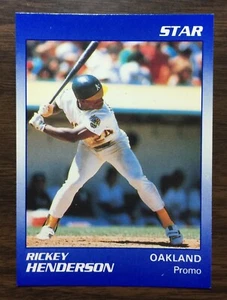 1988 Star Company RICKEY HENDERSON Limited Edition PROMO Card D4020127 - Picture 1 of 4