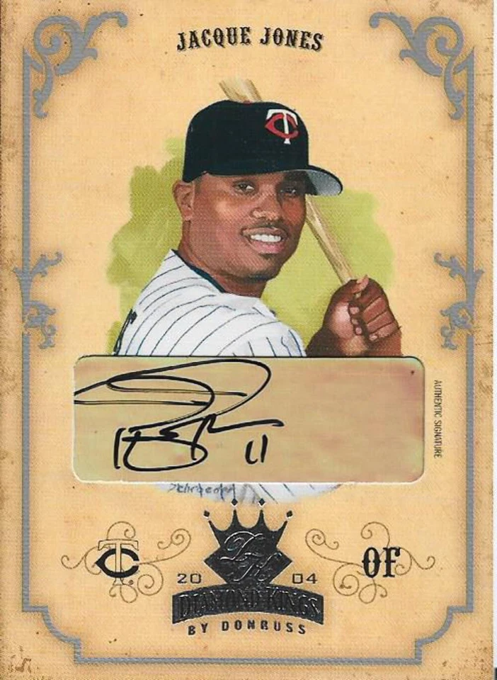 Jacque Jones Autographed Diamond Kings Card #3/10 - Image 1 of 1