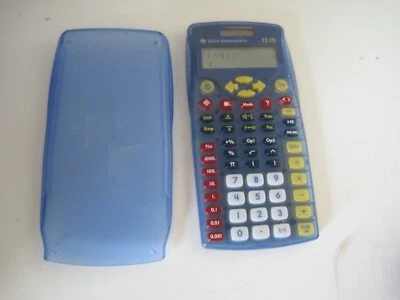 Calculator TI - 15 Blue Works - Image 1 of 3