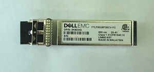 Dell 8Gb SFP+ FTLF8528P3BCV-FC 850nm 20-41 Optical Transceiver 0K8DXG - Picture 1 of 1