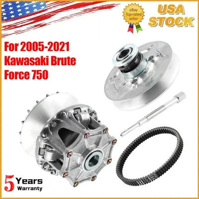 Embrague secundario primario y accionado para Kawasaki Brute Force 750 + extractor + correa Foto 1 de 4