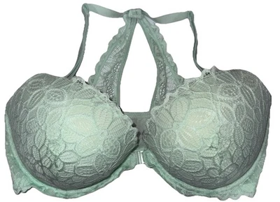 Victoria's Secret ROSA Mujer Sujetador 36DD Malva Fecha Espalda Corredora Camiseta Cierre Frontal Foto 1 de 3