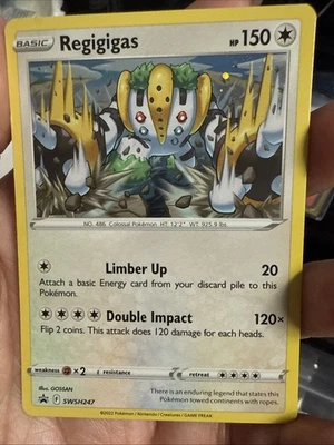 Regigigas   (Cosmos Holo) Holofoil SWSH247 Promo SWSH: Sword & Shield Promo Card - Image 1 of 4