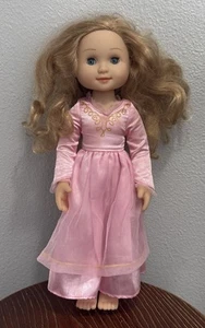 Muñeca princesa Melissa y Doug ojos celeste abiertos y cerrados Hermosa - Imagen 1 de 3