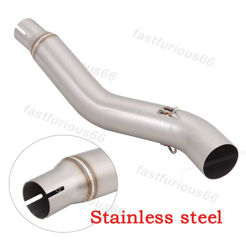 Tubo medio de escape 51 mm para Honda CBR250R 2011-2016 tubo de conexión de acero inoxidable Foto 1 de 4