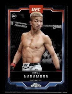 Rinya Nakamura 2025 Topps Chrome UFC 128 Rookie RC Japanese MMA Bantamweight - Picture 1 of 2
