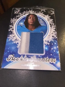 2023 Donruss Rookie Sweaters Jahmyr Gibbs RC Color Match Patch Detroit Lions 🔥 - Bild 1 von 3