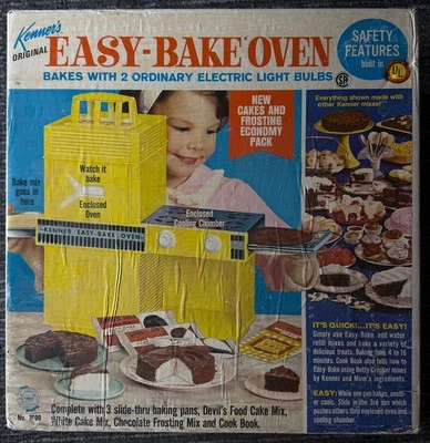 Vintage 1960's Kenner Easy Bake Oven Complete CIB W/ Original Box & Accessories - Image 1 of 4