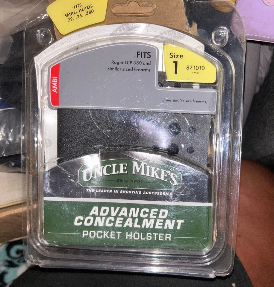 Uncle Mike's Advanced Concealment Inside The Pocket Holster Size 1 Ruger 871010