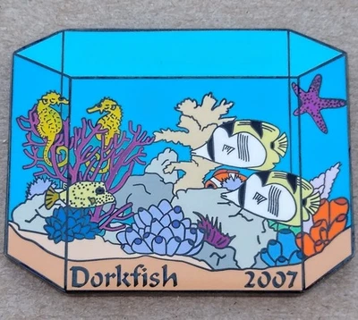 Dorkfish 2007 Aquarium Geocoin - Activated & Adoptable - TB1ND7R - Image 1 of 2