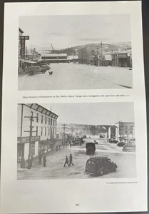 Buchausschnitt Foto Alaskan Highway Main St Whitehorse 1940’s - Bild 1 von 1