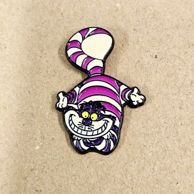 VNT Style Cheshire Cat Enamel Pin, 90's Disney Alice in Wonderland, Collectable - Image 1 of 3