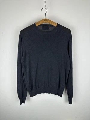 Prada Milano Italy Knit Sweater With Logo on the Back Size 56 - Image 1 of 4