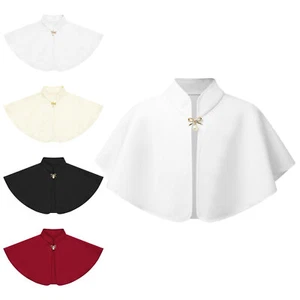 Girl's Shawl Wrap Top Elegant Mock Collar Wedding Party Dress Cover Up Shrug - Bild 1 von 67