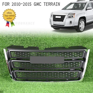 NEW Front Grille Bumper Grill Chrome & Black For 2010-2015 GMC Terrain GM1200630 - Picture 1 of 6