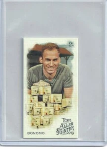 2019 TOPPS ALLEN & GINTER JUSTIN BONOMO MINI NO NUMBER SP /50 - Picture 1 of 1